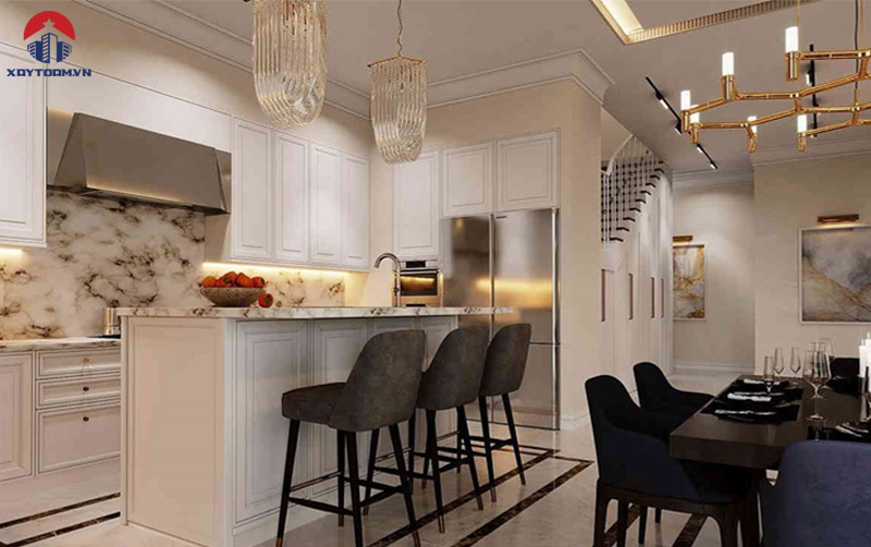 nội thất gian bếp